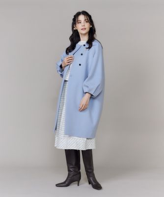 ダブルボタン袖ボリュームコート（5154111001） | Maglie le