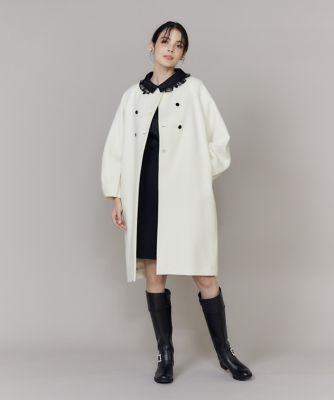ダブルボタン袖ボリュームコート（5154111001） | Maglie le