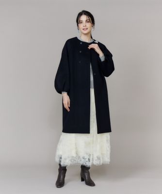 ダブルボタン袖ボリュームコート（5154111001） | Maglie le