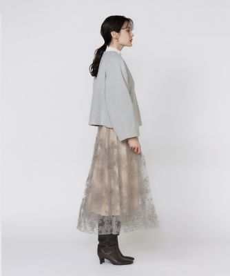 大きいサイズ》パールショートコート（5154112801