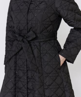 フランドル45周年限定コレクション》幾何学キルティングフーディ