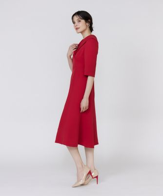 M Maglie le cassetto》ショールカラーワンピース