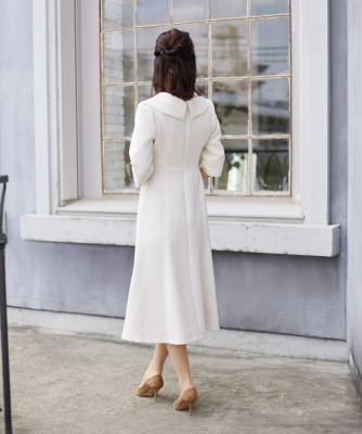 M Maglie le cassetto》ショールカラーワンピース