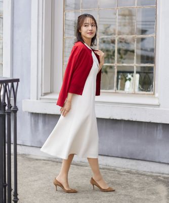 M Maglie le cassetto》ショールカラーワンピース