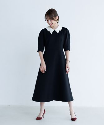 《M Maglie le cassetto×冨張愛》エレモード“美映え”ブラックダンボールワンピース（5154121207） | Maglie ...