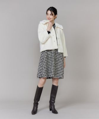 【めい】 M Maglie le cassetto》ふわふわファーブルゾン