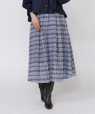 チュールチェックタックスカート（5154152005） | Maglie le