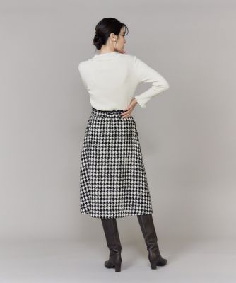 千鳥フレアスカート（5154152020） | Maglie le cassetto