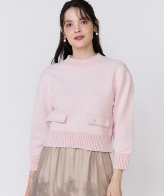 コンパクトクルーネックニット（5154170006） | Maglie le