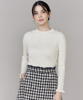 ＜Maglie le cassetto  (Women)＞ハイネックリブプルオーバー（５１５４１７００１６）