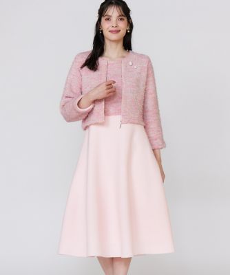 ＜Maglie le cassetto  (Women)＞《フランドル４５周年限定コレクション》シャギーラメドッキングワンピース《Ｍ　Ｍａｇｌｉｅ　ｌｅ　ｃａｓｓｅｔｔｏ》（５１５４１７２２１１）
