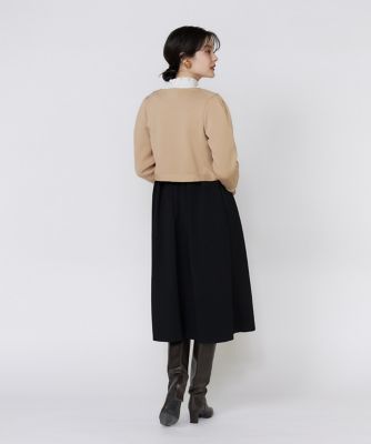 大きいサイズ》くるみボタンニットカーディガン《M Maglie le
