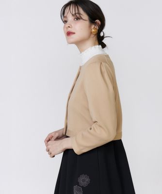 大きいサイズ》くるみボタンニットカーディガン《M Maglie le