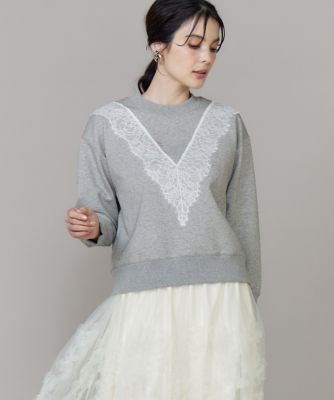 ＜Maglie le cassetto  (Women)＞レースダンボールプルオーバー（５１５４１９０００３）