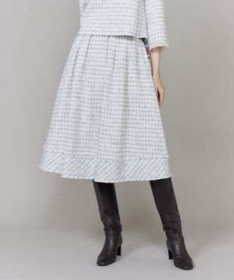 M Maglie le cassetto》艶めきツィードスカート