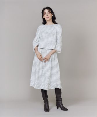 M Maglie le cassetto》艶めきツィードスカート