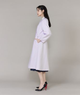Maglie le cassetto ホワイトコート M Maglie le cassetto》配色フラワーレースコート