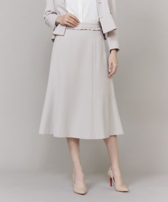 ＜Maglie le cassetto  (Women)＞《Ｍ　Ｍａｇｌｉｅ　ｌｅ　ｃａｓｓｅｔｔｏ》フリルフレアスカート（５１６１１５２２０１）