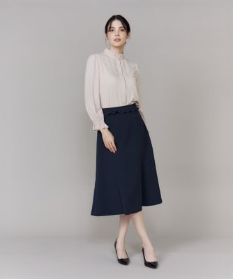 大きいサイズ》フリルフレアスカート《M Maglie le