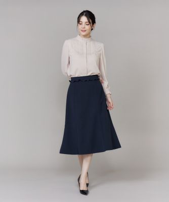 大きいサイズ》フリルフレアスカート《M Maglie le