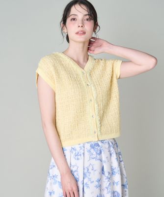 2WAYラメツイードニット（5161170012） | Maglie le