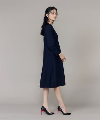 M Maglie le cassetto》衿レースニットワンピース