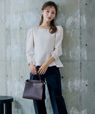 M Maglie le cassetto×吉田理紗》華やぎペプラム