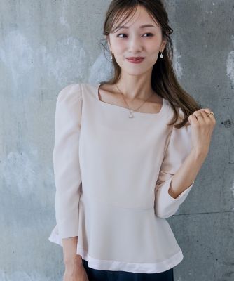 M Maglie le cassetto×吉田理紗》華やぎペプラム