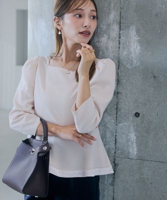 M Maglie le cassetto×吉田理紗》華やぎペプラム