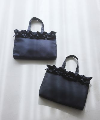 M Maglie le cassetto×吉田理紗》フリルトートバッグ