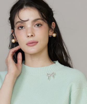＜Maglie le cassetto  (Women)＞ダブルリボンブローチ（５１６１２９５６０５）