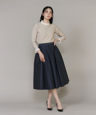 ラメドットジャカードスカート（5162152005） | Maglie le