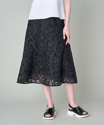 大きいサイズ》フラワーレース柄スカート《M Maglie le