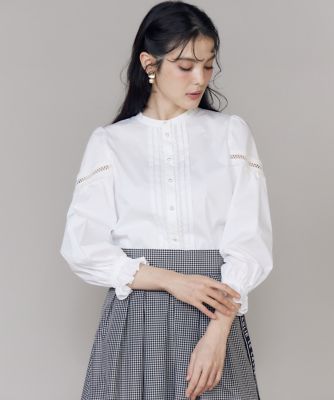 ♥本日まで出品♥新品未着用♡アルアバイル　レースブラウス シアーレースブラウス | allureville (Women)/アルアバイル | 三越