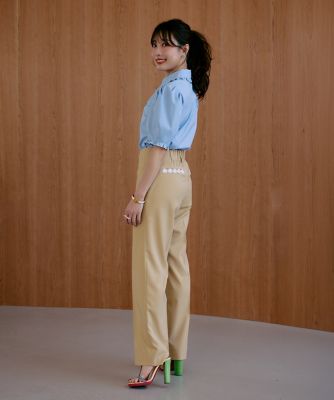 M Maglie le cassetto×冨張愛》華やかフリルカラー