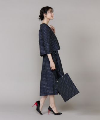 大きいサイズ》ラメドットジャカードブラウス（5162182804