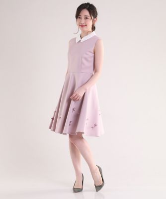 肌触りがいい Maglie Collection リボンアクセントワンピース Ef De エフデ Ef De 21公式店舗 Baanorachon Com