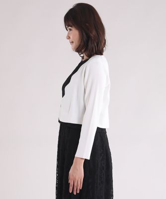《Ｍａｇｌｉｅ　ｃｏｌｌｅｃｔｉｏｎ》スカラップボレロカーディガン（５１９２１７８２１７）