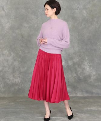 《Ｍａｇｌｉｅ　ｐａｒ　ｅｆ－ｄｅ》ラメプリーツスカート（５１９３１５２００５）