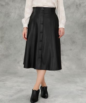 《Ｍａｇｌｉｅ　ｐａｒ　ｅｆ－ｄｅ》フェイクレザー２ＷＡＹスカート（５１９３１５２００９）
