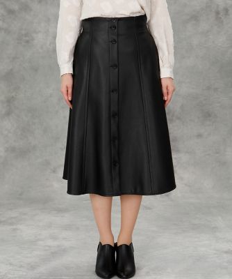 《Ｍａｇｌｉｅ　ｐａｒ　ｅｆ－ｄｅ》フェイクレザー２ＷＡＹスカート（５１９３１５２００９）