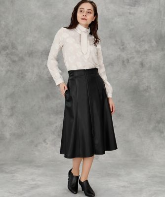 《Ｍａｇｌｉｅ　ｐａｒ　ｅｆ－ｄｅ》フェイクレザー２ＷＡＹスカート（５１９３１５２００９）