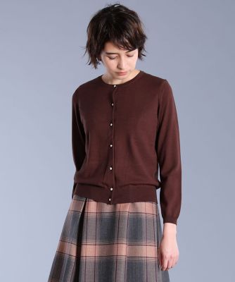 《Ｍａｇｌｉｅ　ｐａｒ　ｅｆ－ｄｅ》パールボタンカーディガン（５１９３１７８００１）