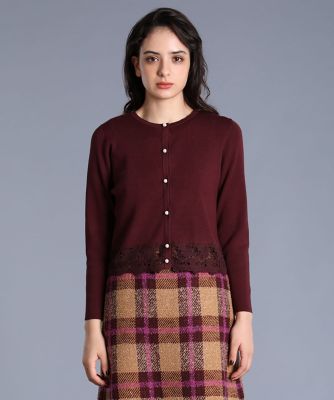 《Ｍａｇｌｉｅ　ｐａｒ　ｅｆ－ｄｅ》レースデザインカーディガン（５１９３１７８００５）