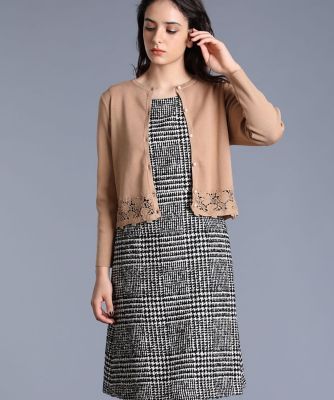 《Ｍａｇｌｉｅ　ｐａｒ　ｅｆ－ｄｅ》レースデザインカーディガン（５１９３１７８００５）