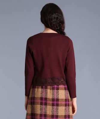 《Ｍａｇｌｉｅ　ｐａｒ　ｅｆ－ｄｅ》レースデザインカーディガン（５１９３１７８００５）