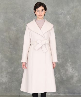 《Ｍａｇｌｉｅ　ｐａｒ　ｅｆ－ｄｅ》ショールカラーロングコート《ＰＯＮＴＥＴＯＲＴＯ》（５１９４１１１２０１）