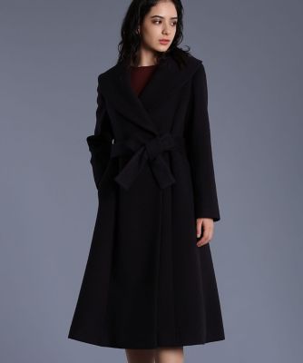 《Ｍａｇｌｉｅ　ｐａｒ　ｅｆ－ｄｅ》ショールカラーロングコート《ＰＯＮＴＥＴＯＲＴＯ》（５１９４１１１２０１）