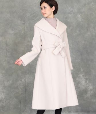 《Ｍａｇｌｉｅ　ｐａｒ　ｅｆ－ｄｅ》ショールカラーロングコート《ＰＯＮＴＥＴＯＲＴＯ》（５１９４１１１２０１）