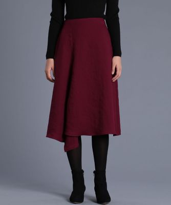 《Ｍａｇｌｉｅ　ｐａｒ　ｅｆ－ｄｅ》アシンメトリーフレアスカート（５１９４１５２０２４）